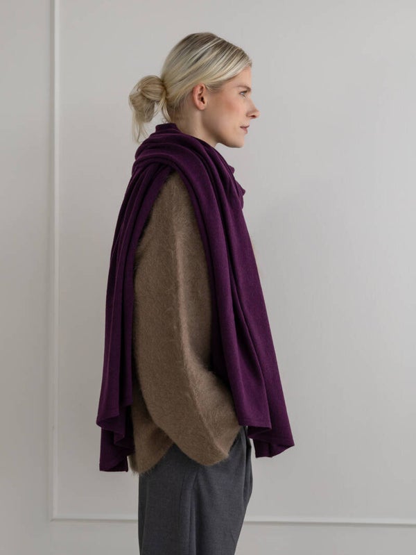 Cosy Sjaal ( Plum)
