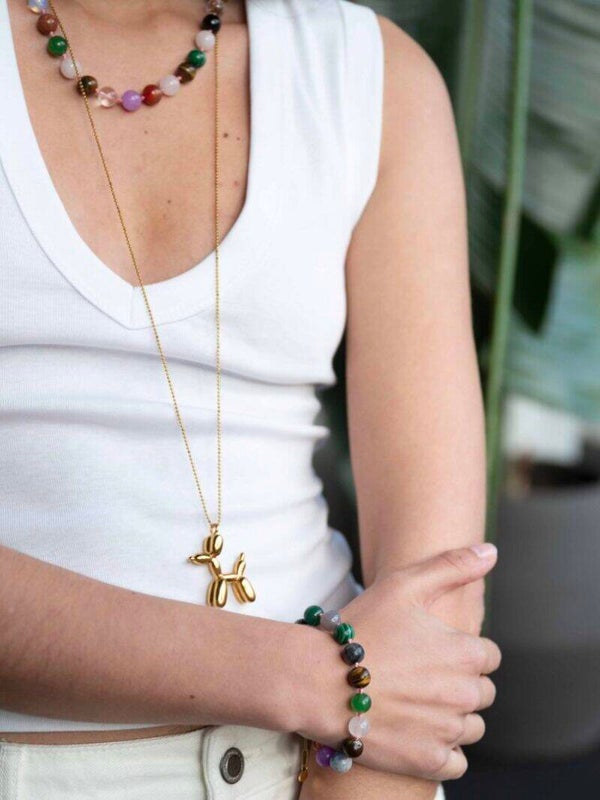 Ellen beekmans Gemstone Armband (Multicolori)