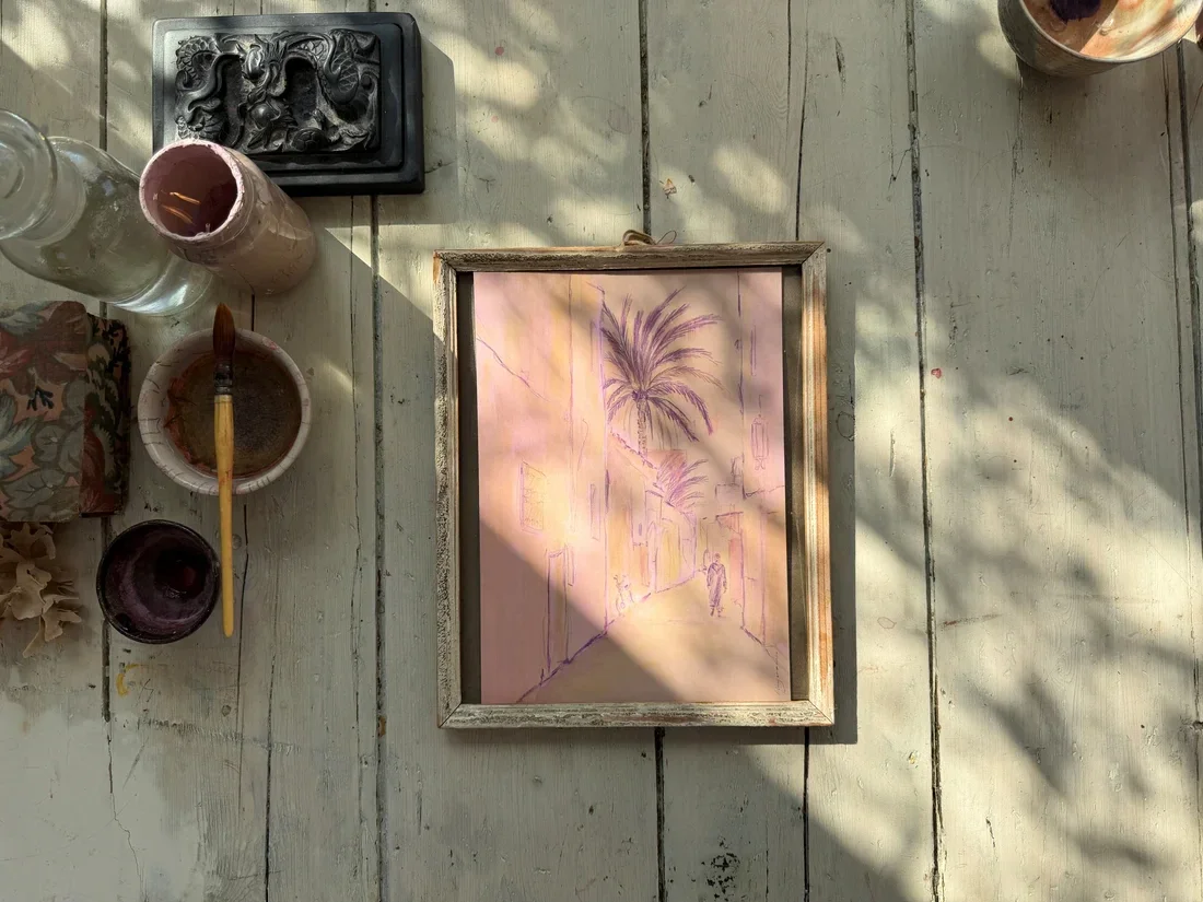 Tinystories Artprint A3 Rue de la Bahia