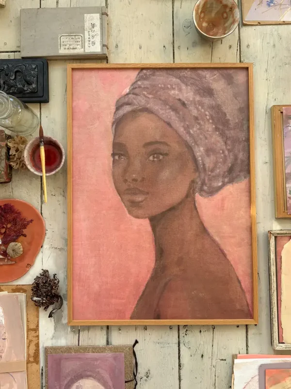 Art Print Tinystories " She Rises With the sun"