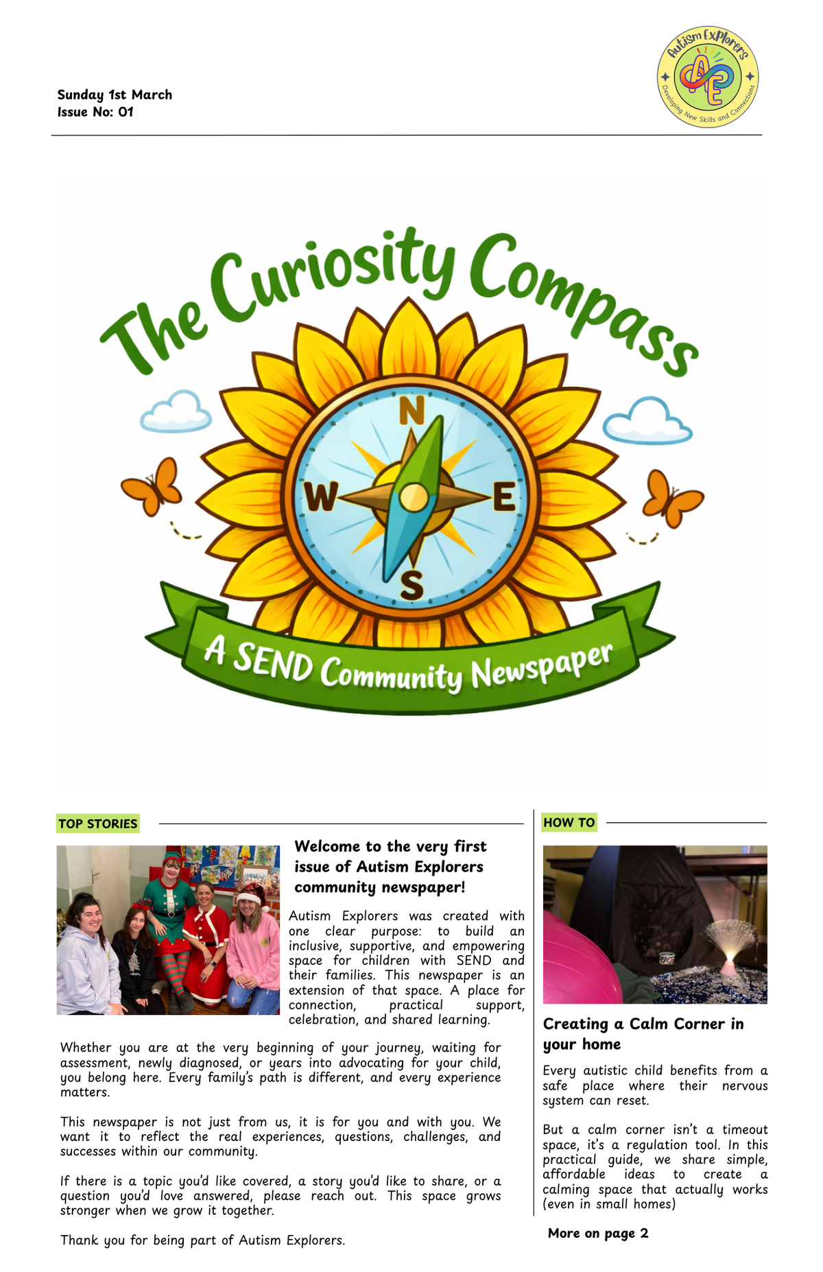 The Curiosity Compass / Community | Autism Explorers