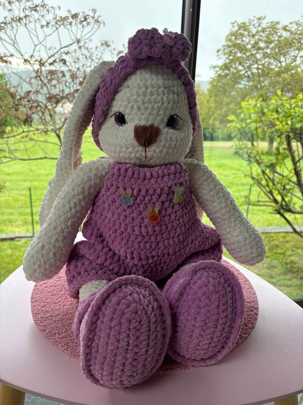 Grand lapinou voilette étincelantes 💜✨