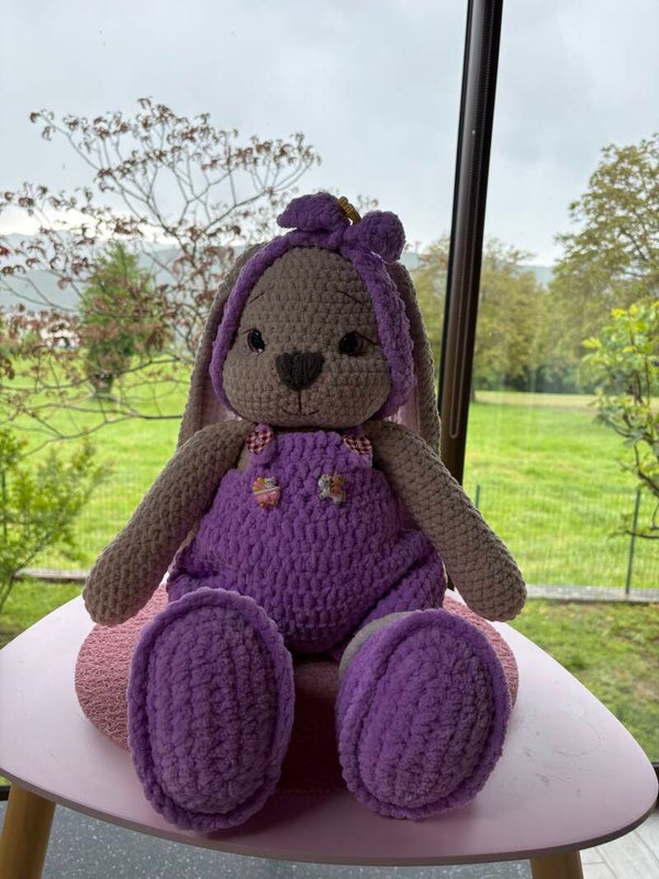 Grand lapinou violette 🐰💜🐰