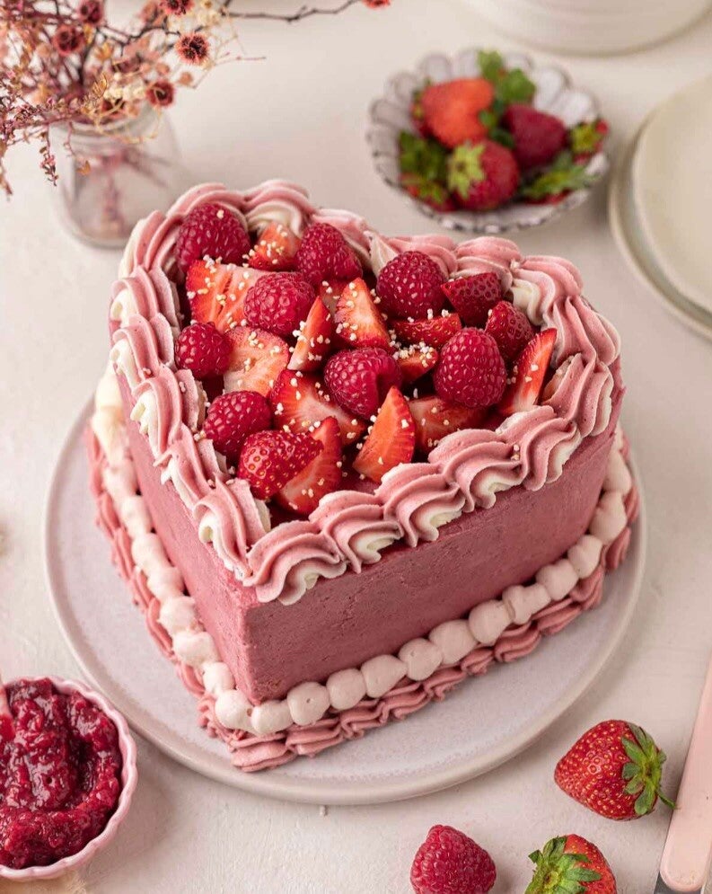 Heart Shaped Cakes 8"
