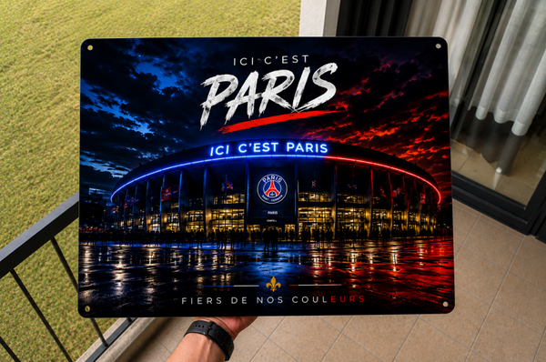 Plaque décorative – Ambiance Football Paris