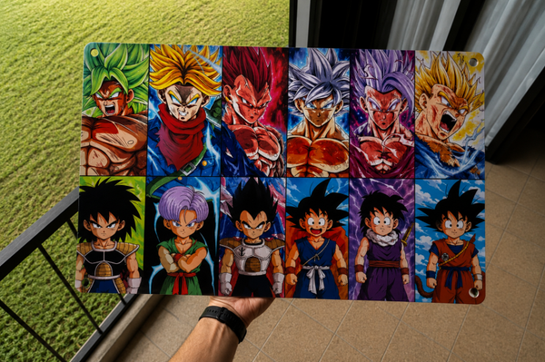 Plaque décorative – Guerriers Manga