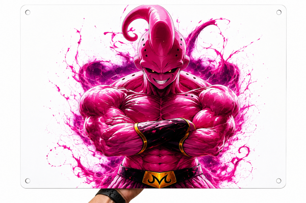 Plaque décorative – Puissance Manga Rose