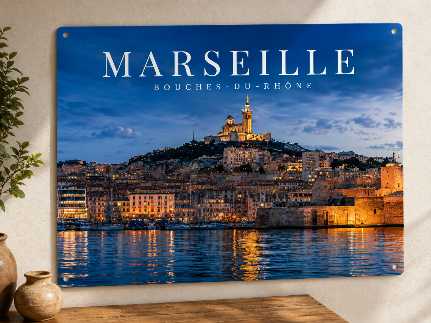 Plaque décorative Marseille – Bouches-du-Rhône