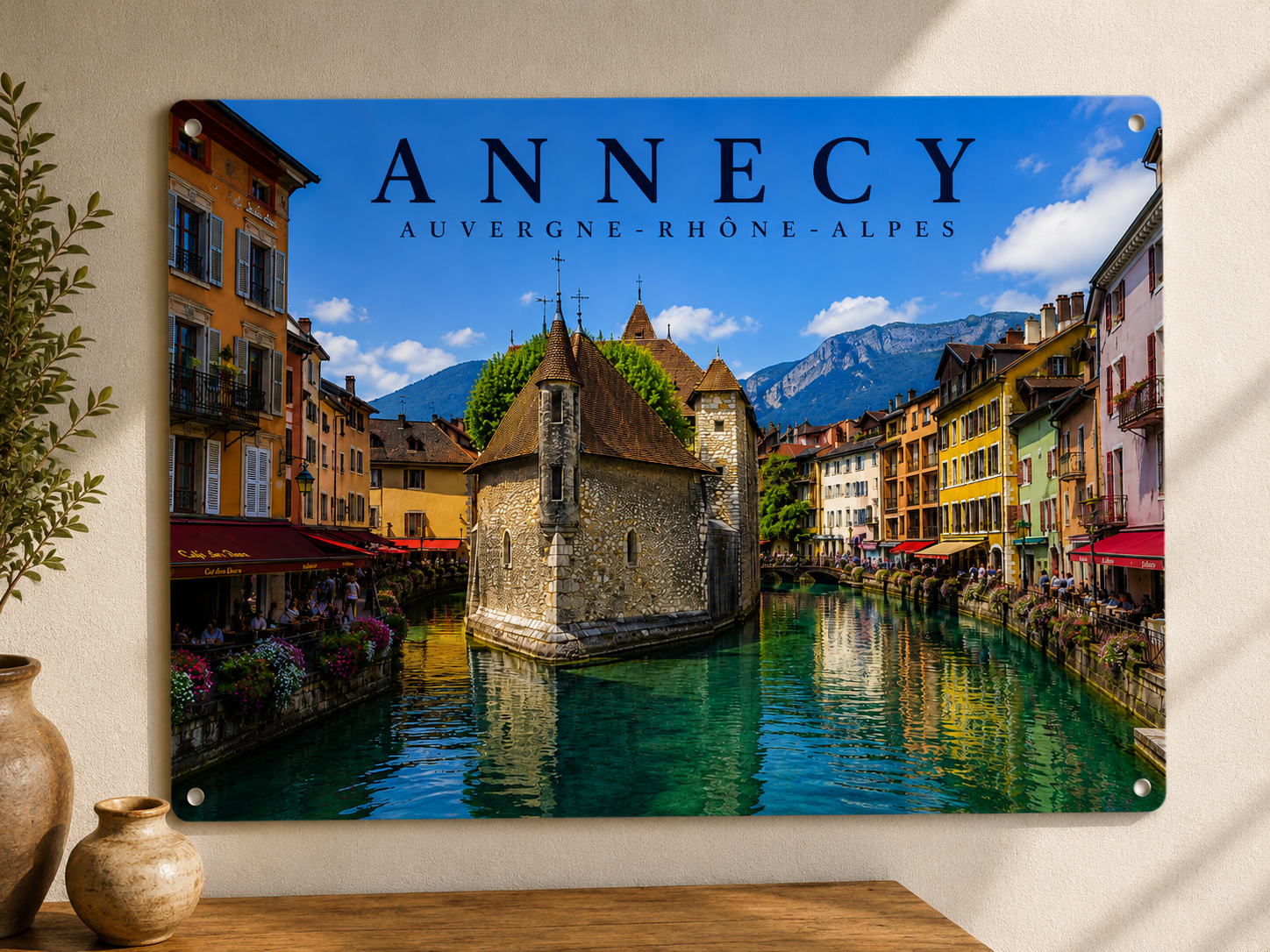 Plaque décorative Annecy – La Venise des Alpes