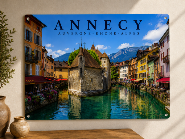 Plaque décorative Annecy – La Venise des Alpes
