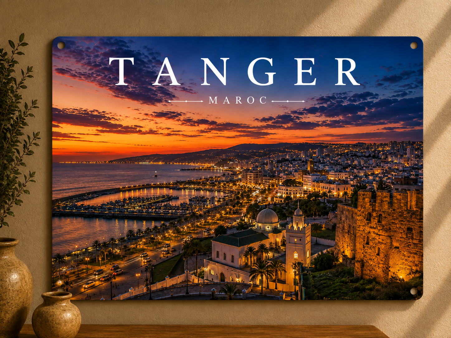 Plaque décorative Tanger – Maroc