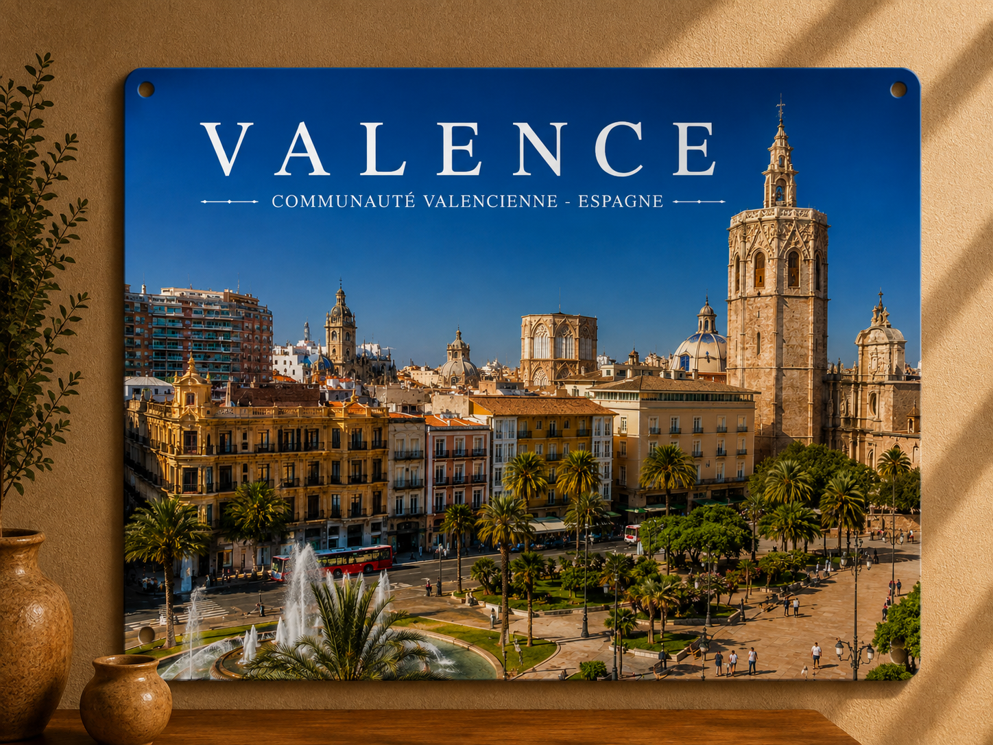 Plaque décorative Valence – Espagne