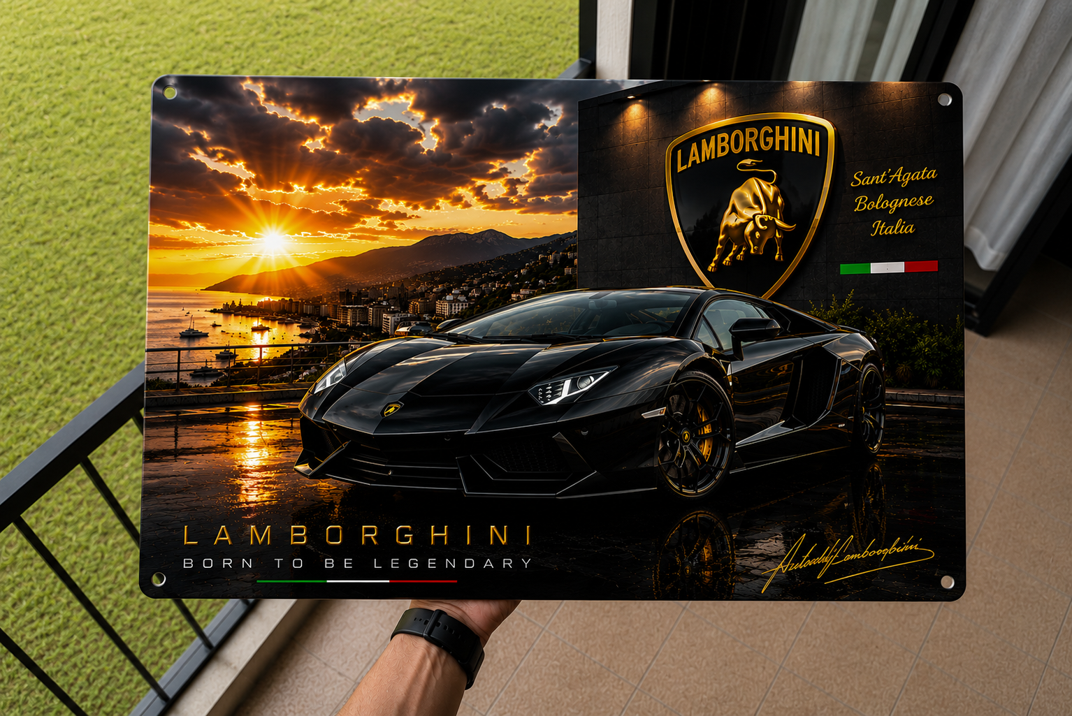 Plaque décorative – Supercar Italienne