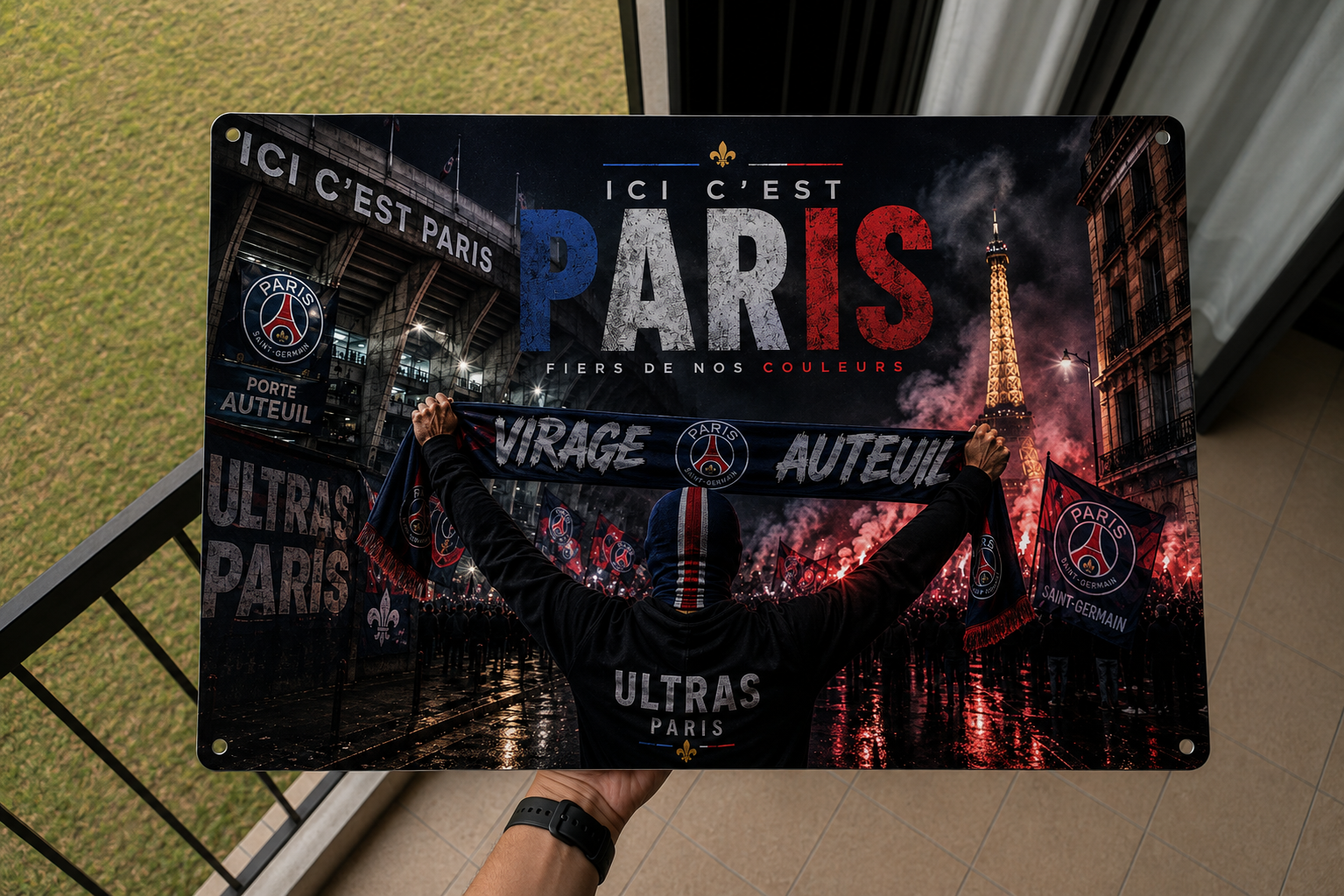 Plaque décorative – Ici C’est Paris | Virage Auteuil