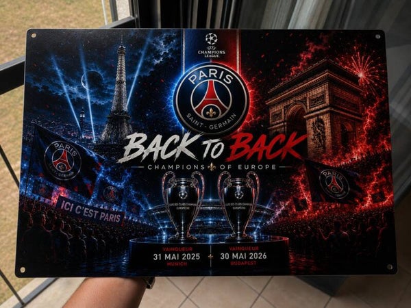 Plaque décorative – Paris Back to Back