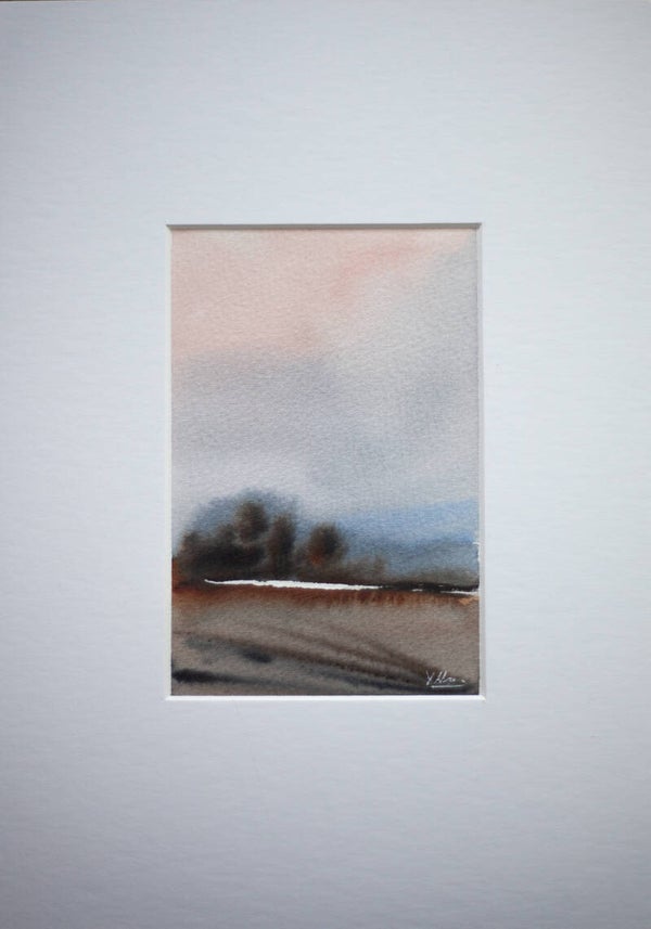 Aquarellbild - Ein stiller Moment 2