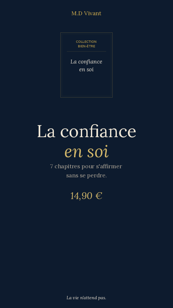 E-book Collection bien-être : La confiance en soi