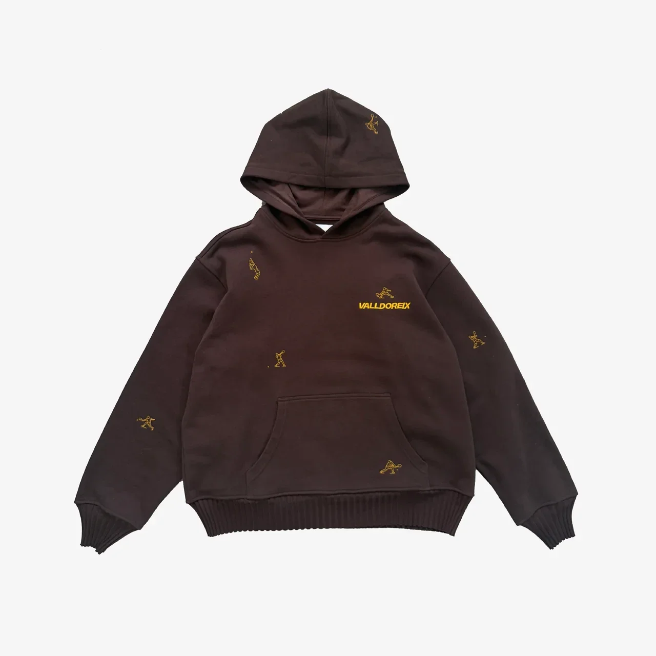 Terre Battue French Terry Boxy Hoodie Burnt Clay