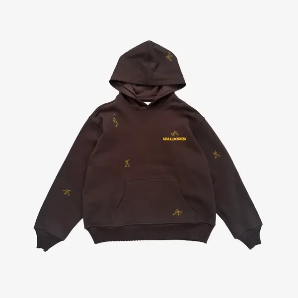 Terre Battue French Terry Boxy Hoodie Burnt Clay