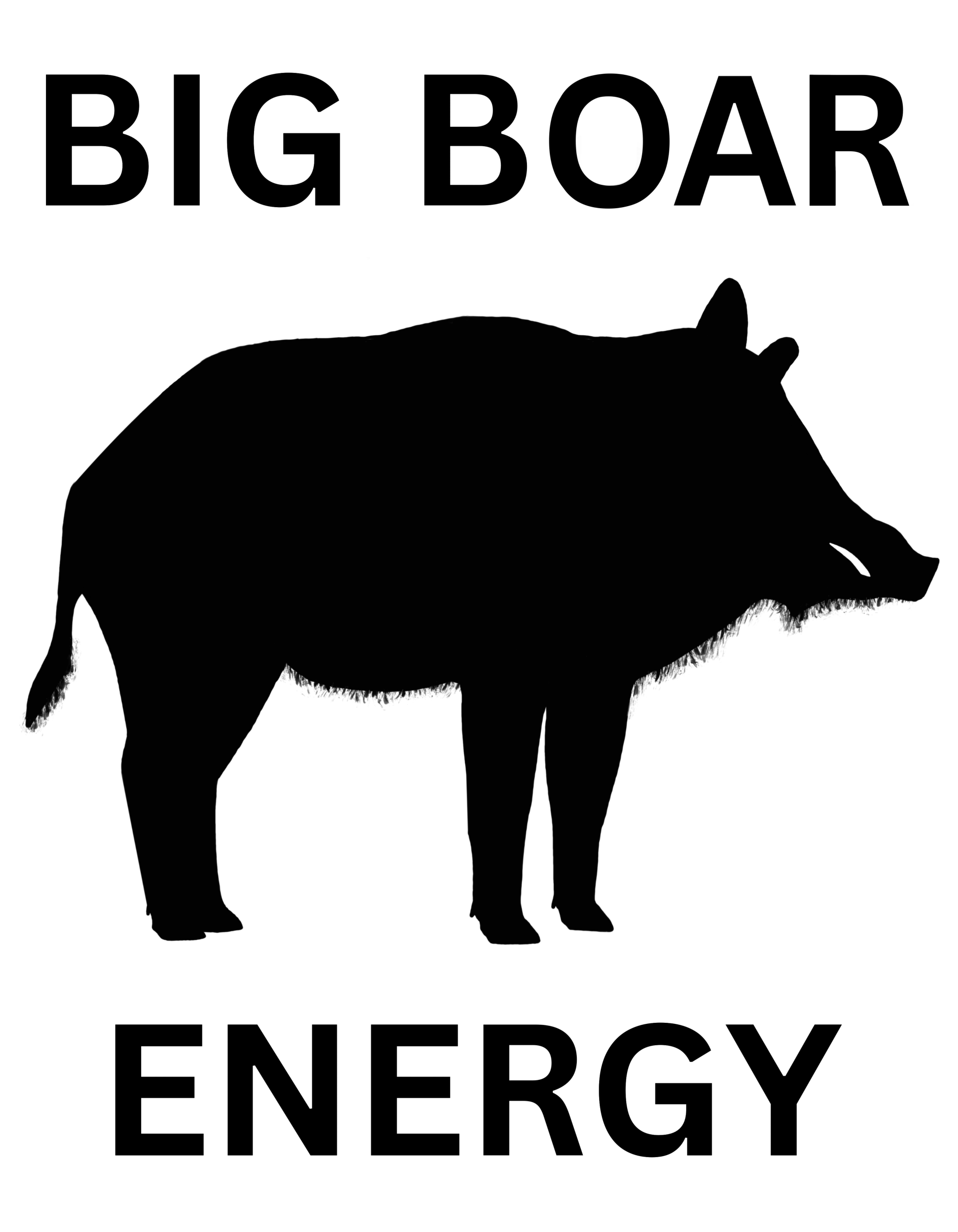 Big Boar Energy Sticker