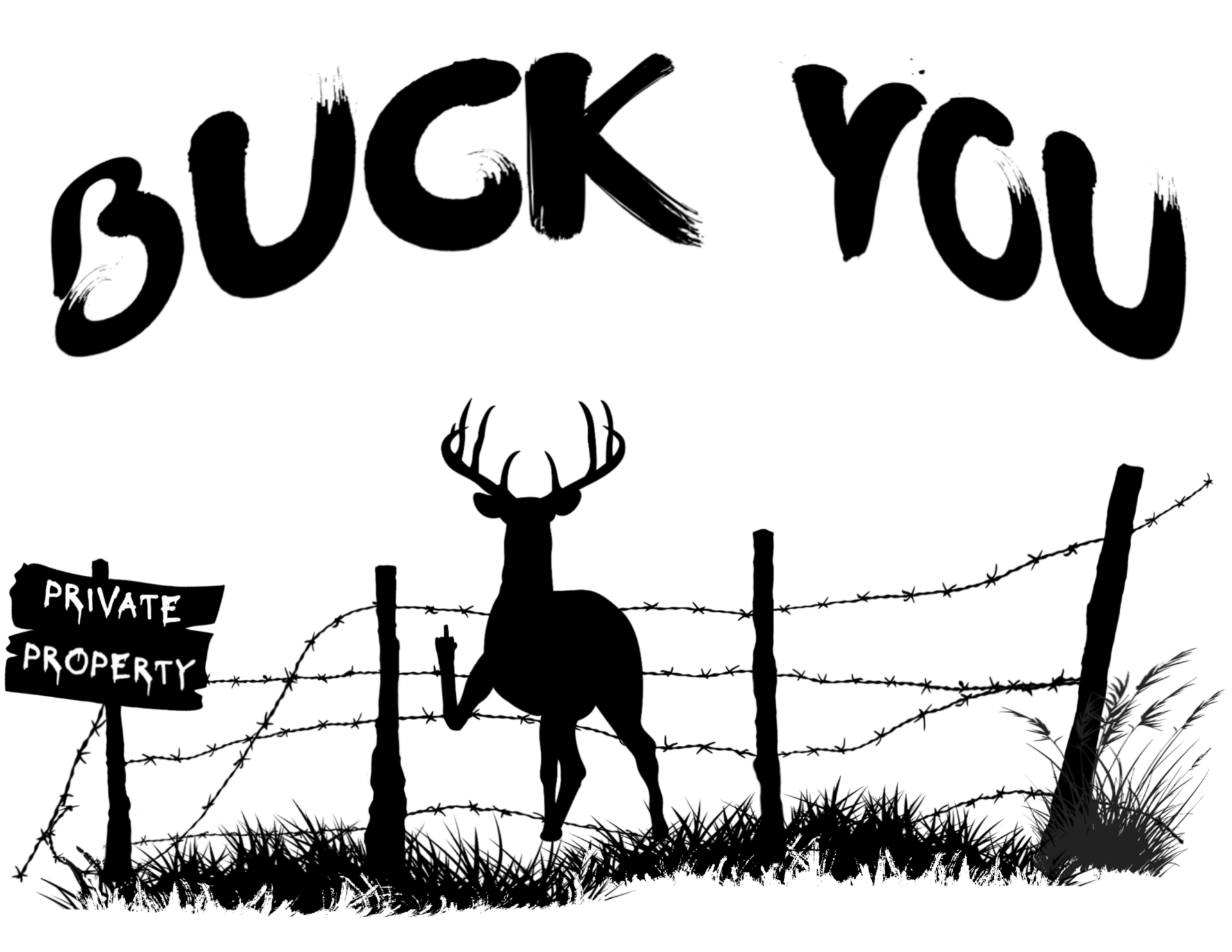 Whitetail Buck You Sticker