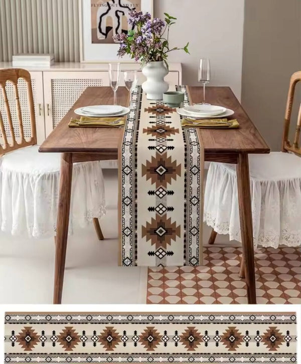 Leinen-Tischdecke, Esstischläufer