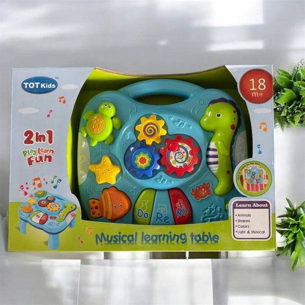 TOT Kids 2 in 1 Musical Learning Table