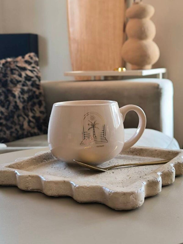 Koffiekopje palmboom