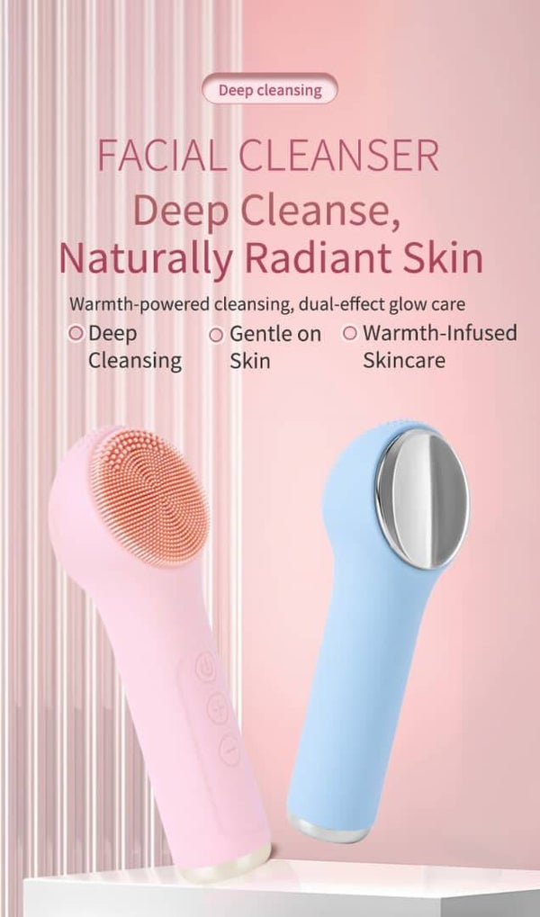 Appareil de nettoyage de visage - Couleur beige