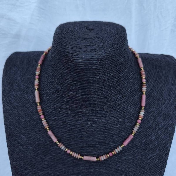 Collier pierres naturelles