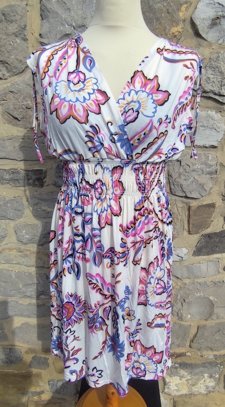 Robe courte matière maillot