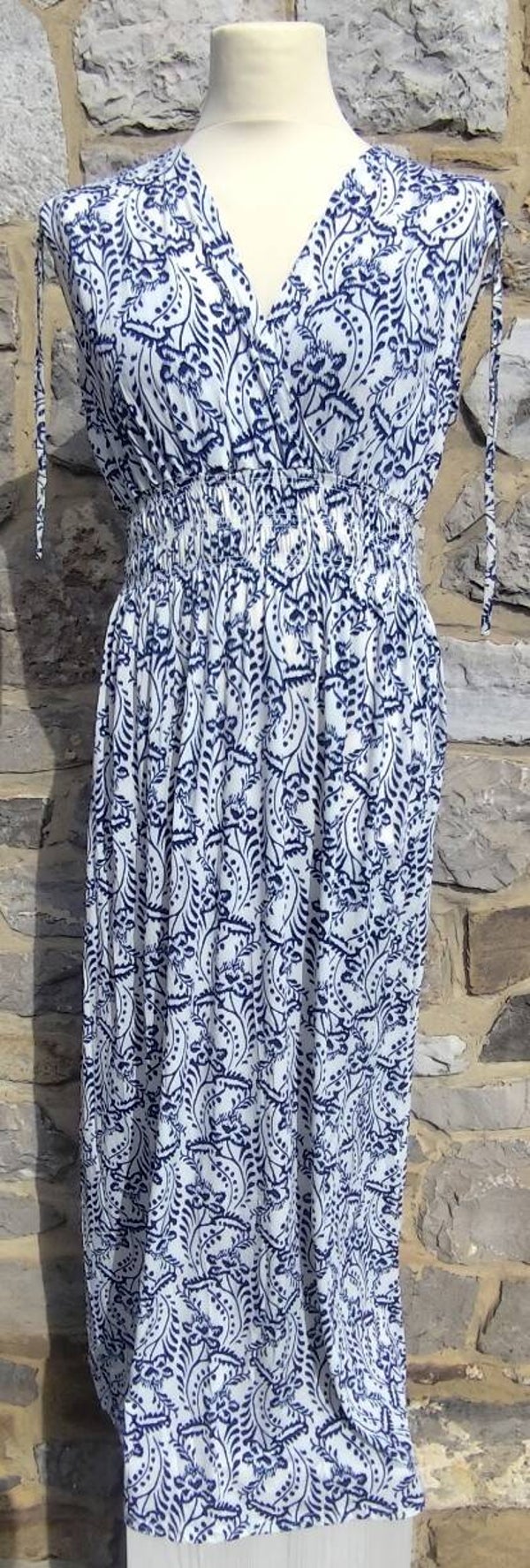 Robe longue matière maillot