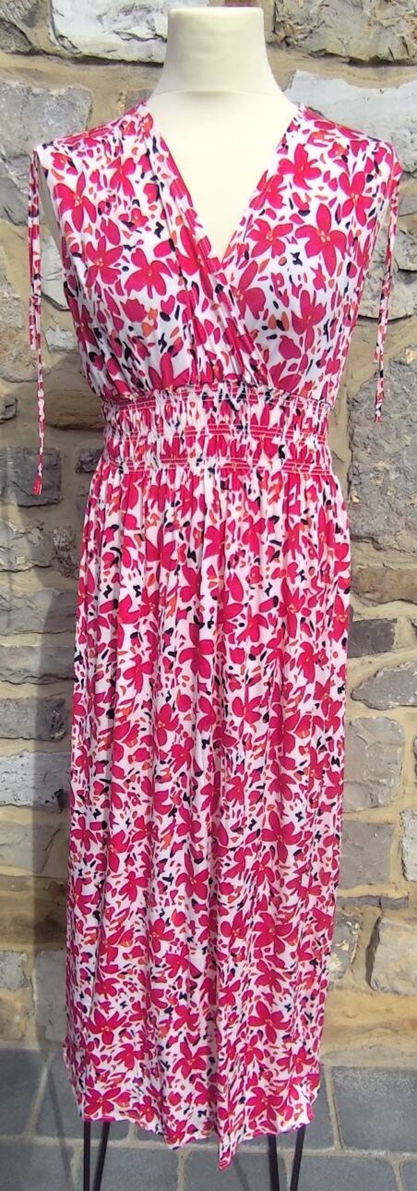 Robe longue matière maillot