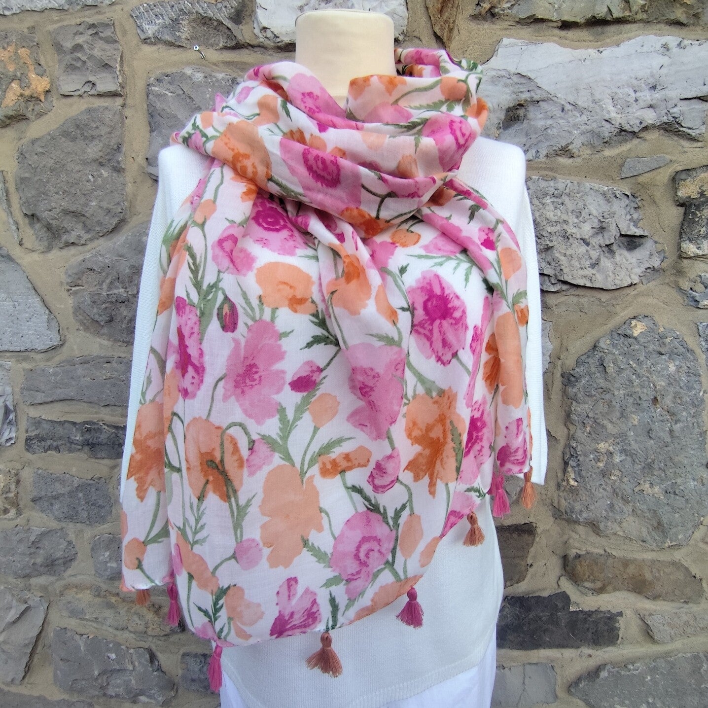 Foulard fleurs