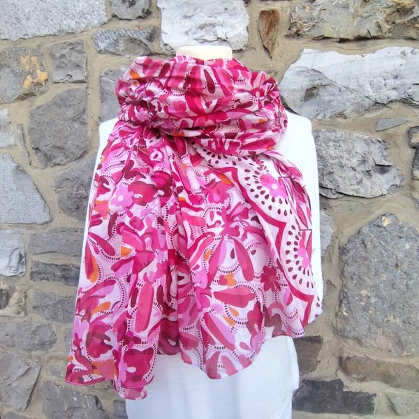 Foulard fuchsia