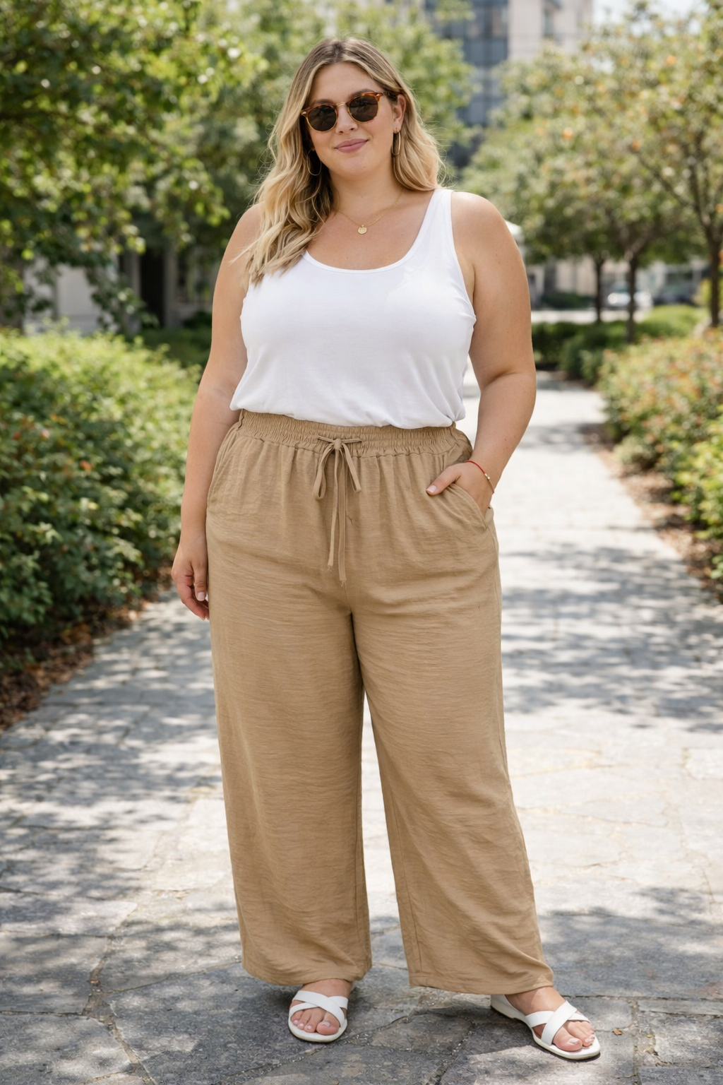 Pantalon uni