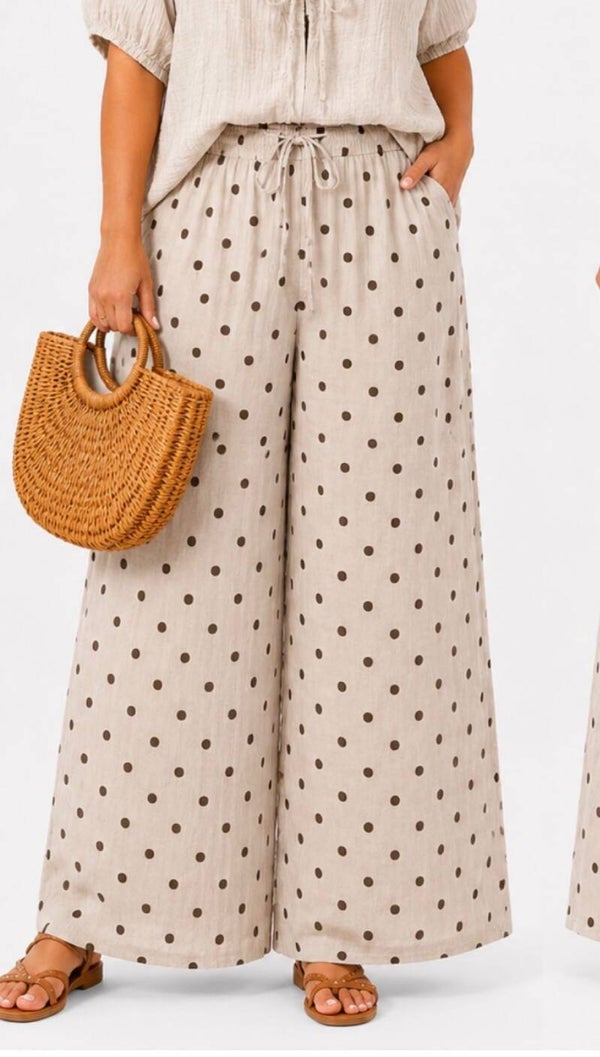 Pantalon à pois