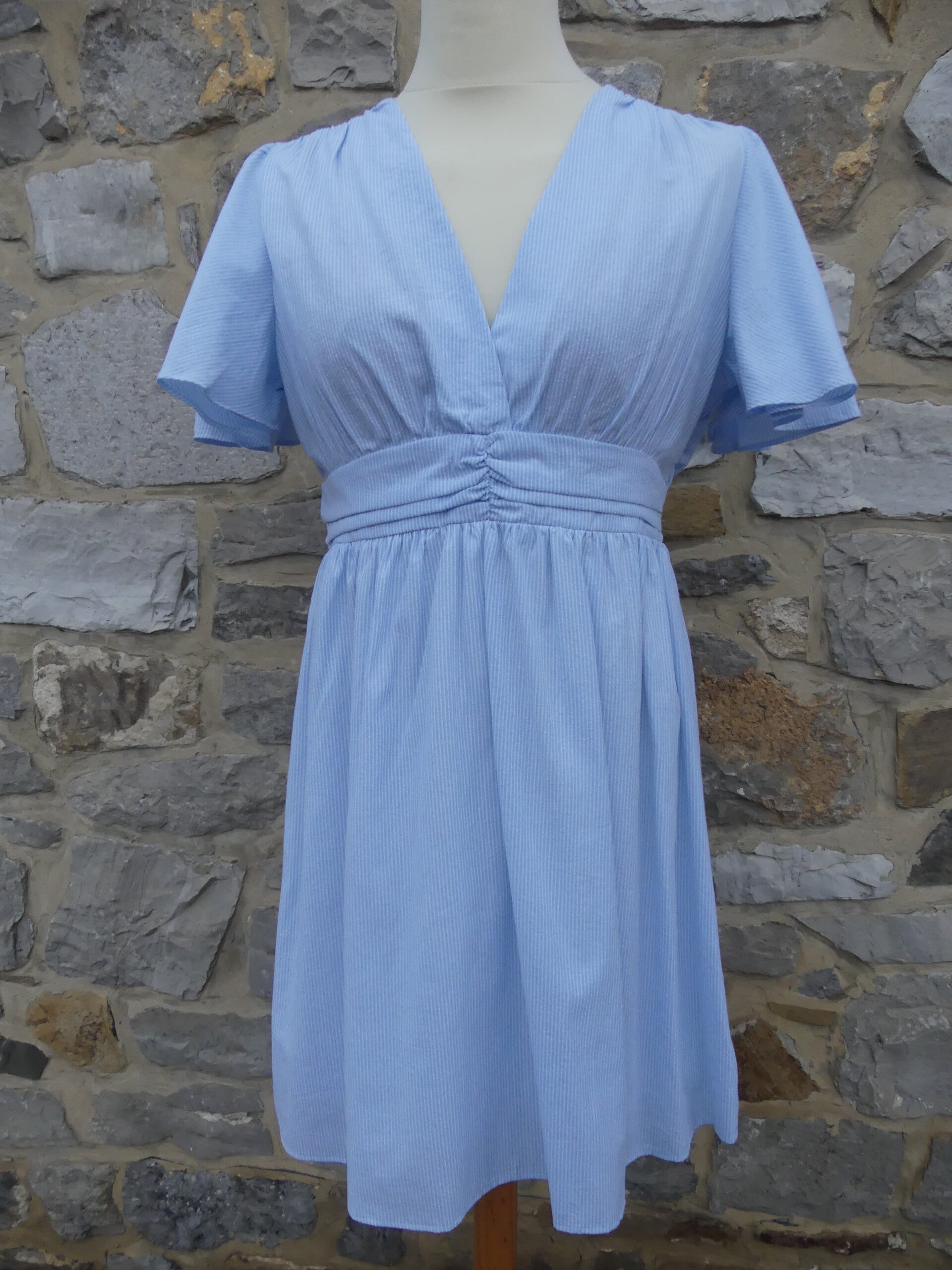 Robe courte bleue