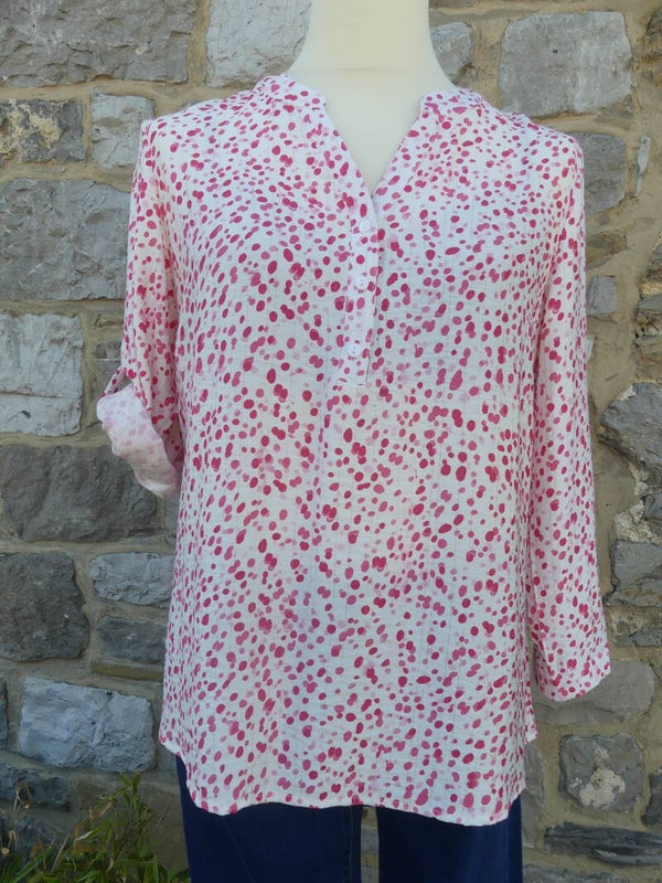 Blouse à pois