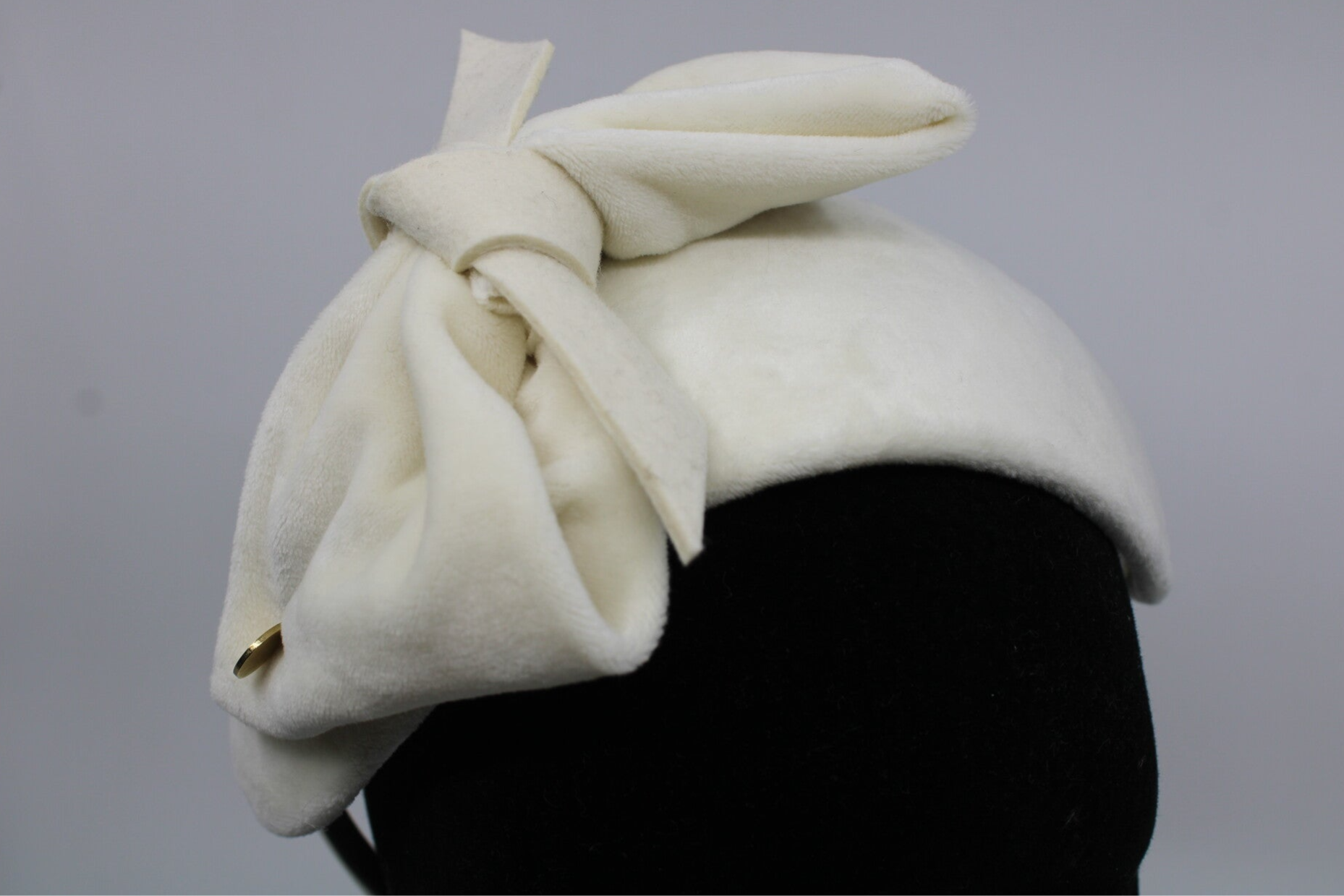 Bandeau velvet - wolwit