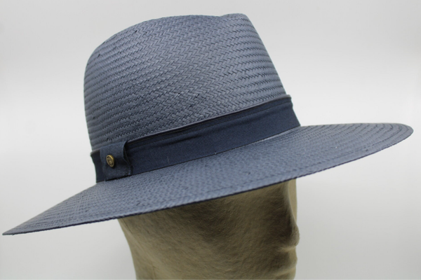 Gleufhoed Gracie paper - donkerblauw