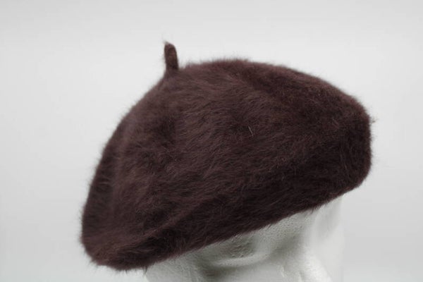 Kinderbaret bont - donkerbruin