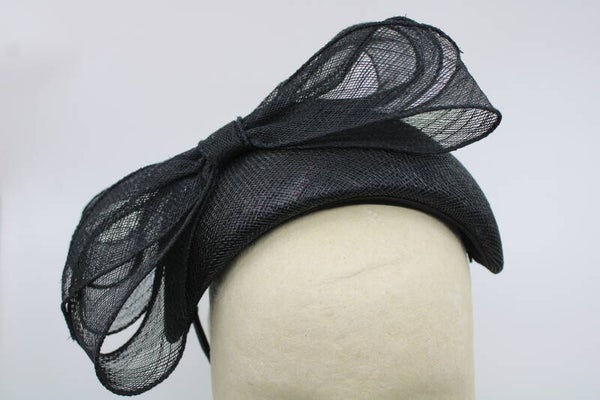 Bandeau royaal strik - zwart