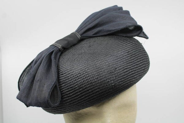 Dop rond sisal - zwart