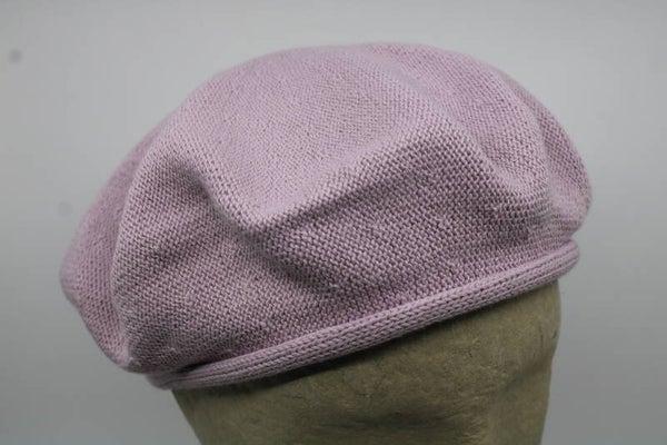 Tiener- Dames baret - lila/oud roze