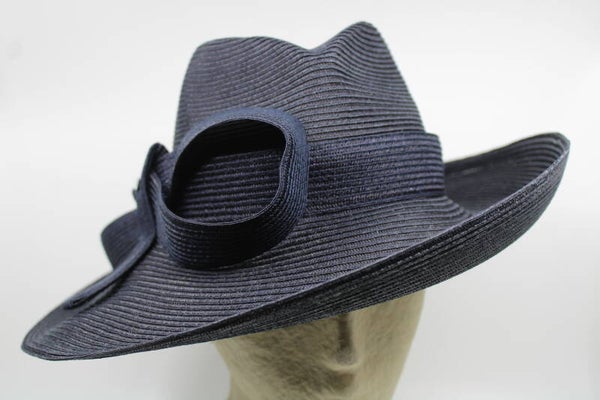 Gleufhoed complit - donkerblauw
