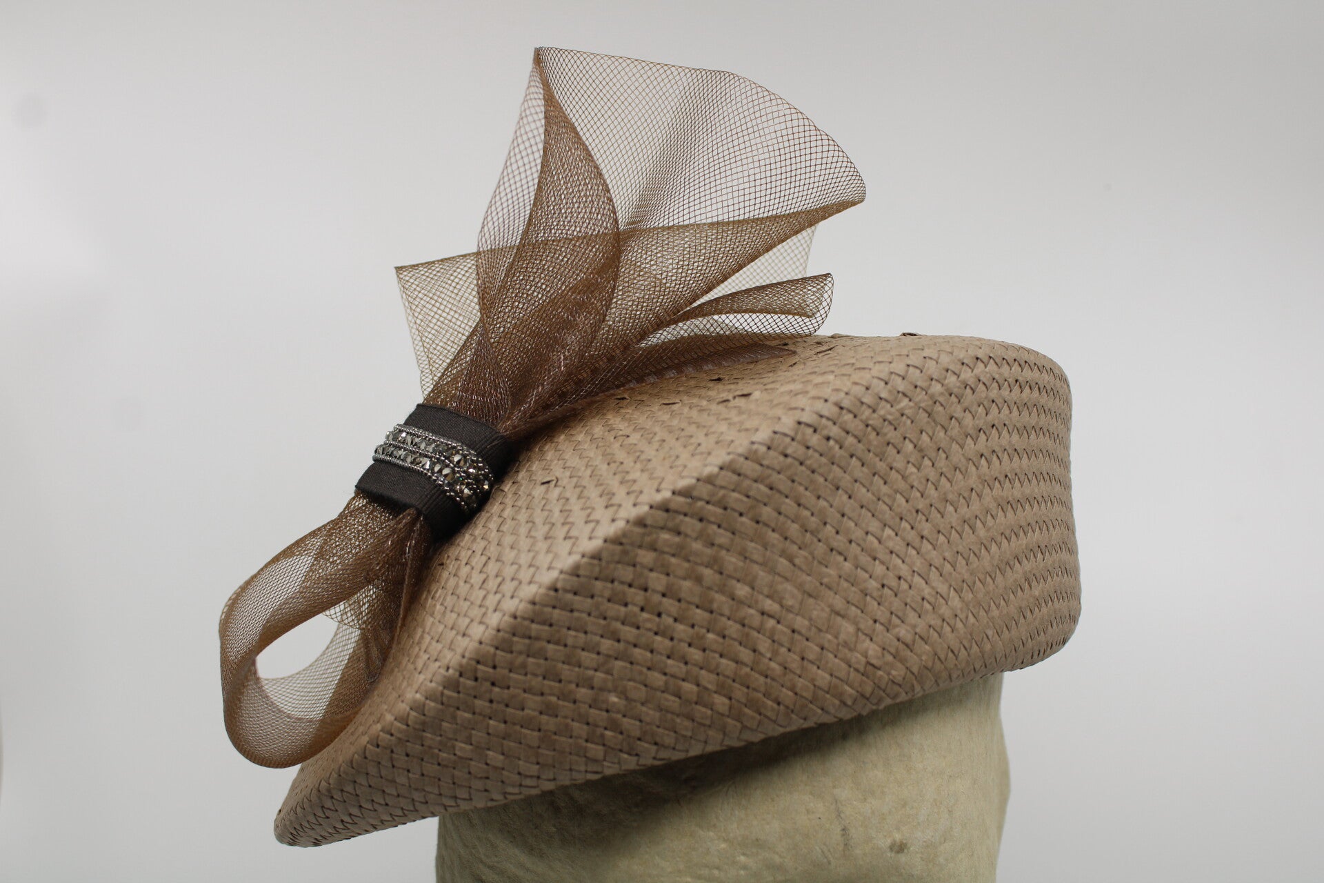 Dop schuin paper - taupe/bruin