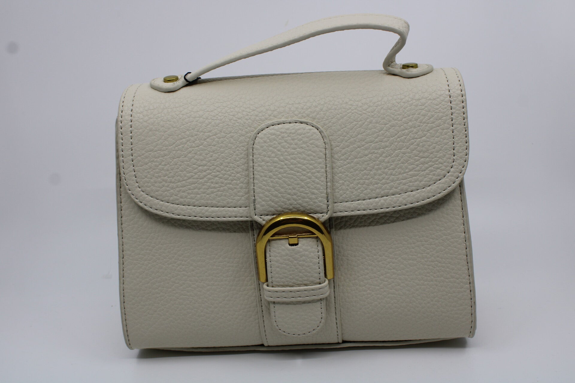 Hand- schoudertas gesp - beige