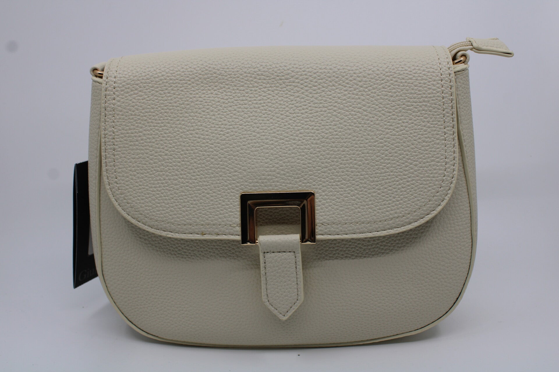 Schoudertas gesp - beige