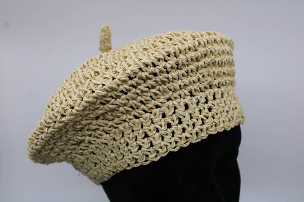 Kinder stro baret - naturel
